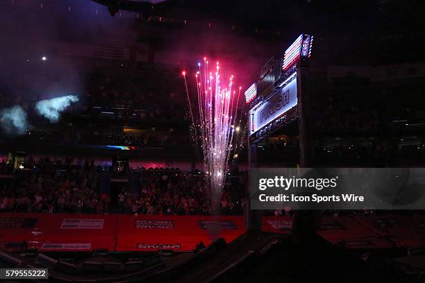 The beginning of the AMSOIL Arenacross at the Smoothie King Center in New Orleans, LA.