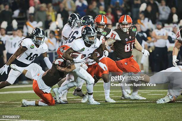 Georgia Southern Eagles wide receiver Derek Keaton carries during the 2015 GoDaddy Bowl at Ladd-Peebles Stadium, Mobile, AL. .