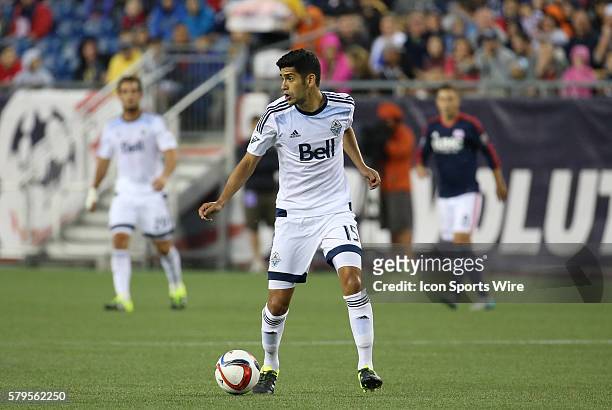 Vancouver Whitecaps midfielder Matias Laba . The Vancouver Whitecaps defeated the New England Revolution 2-1 in a regular season MLS match at...