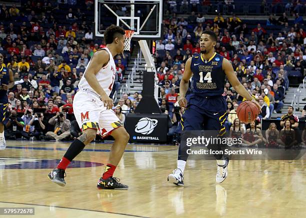 March 22, 2015; West Virginia Mountaineers guard Gary Browne during the game between the West Virginia Mountaineers and the Maryland Terrapins in the...