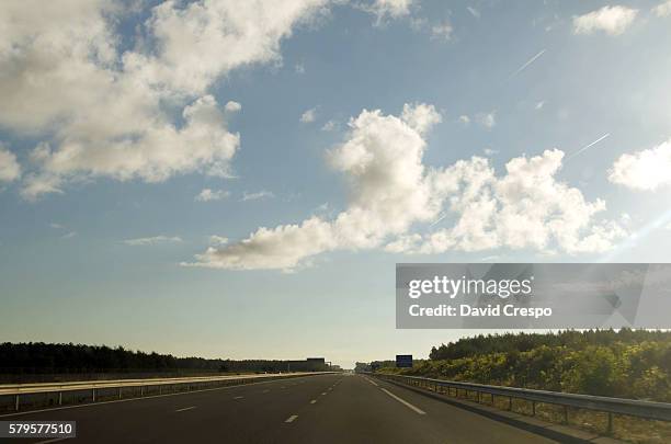 french motorway - autostrada stock pictures, royalty-free photos & images