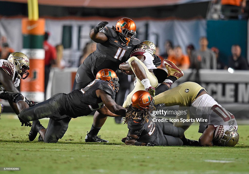 NCAA FOOTBALL: NOV 15 Florida State at Miami