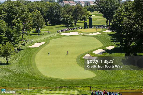 The Par 4 3rd hole during the third round of the 2015 U.S. Womens Open played at Lancaster Country Club in Lancaster Pennsylvania.