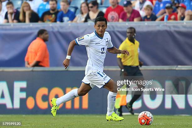Honduras midfielder Andy Najar . The Men's National Team of Honduras and the Men's National Team of Panama drew 1-1 in a CONCACAF Gold Cup group...