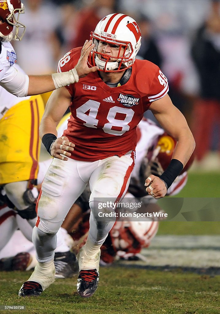 NCAA FOOTBALL: DEC 30 Holiday Bowl - USC v Wisconsin