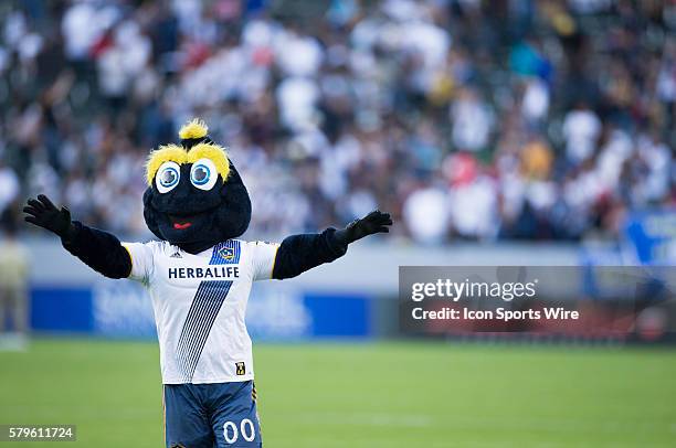 November 23, 2014 - LA Galaxy Mascot Cozmo celebrates after LA Galaxy defeated Seattle Sounders 1-0 after the Western Conference Finals game between...