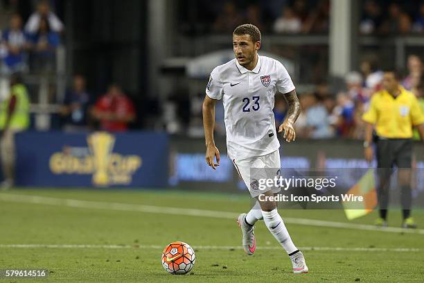 Fabian Johnson . The United States Men's National Team played the Panama Men's National Team at Sporting Park in Kansas City, Kansas in a 2015...