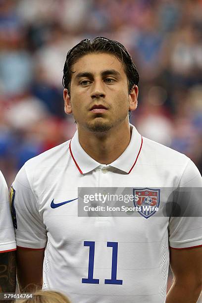 Alejandro Bedoya . The United States Men's National Team played the Panama Men's National Team at Sporting Park in Kansas City, Kansas in a 2015...