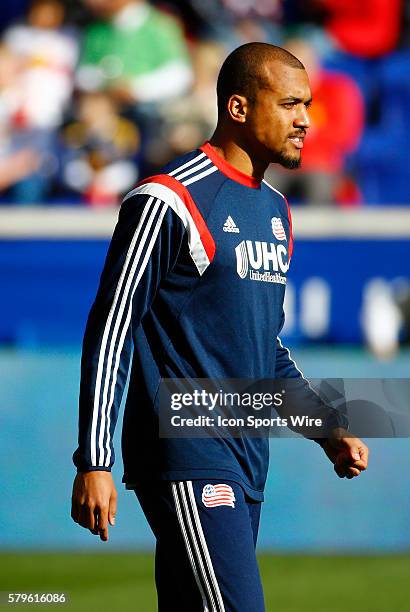 New England Revolution's Teal Bunbury . The New England Revolution defeated the New York Red Bulls 2-1 in the first leg of the Eastern Conference...