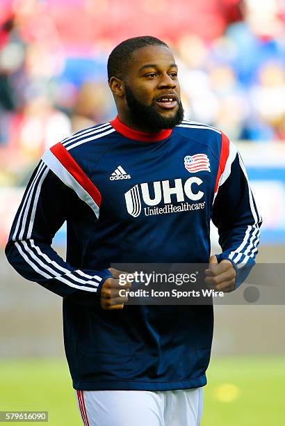 New England Revolution's Andrew Farrell . The New England Revolution defeated the New York Red Bulls 2-1 in the first leg of the Eastern Conference...