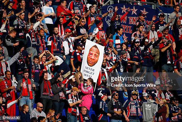 Revolution fans with a message for the team. The New England Revolution defeated the New York Red Bulls 2-1 in the first leg of the Eastern...