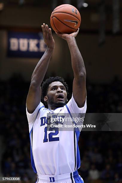 Duke's Justise Winslow. The Duke University Blue Devils hosted the Furman University Paladins at Cameron Indoor Stadium in Durham, North Carolina in...