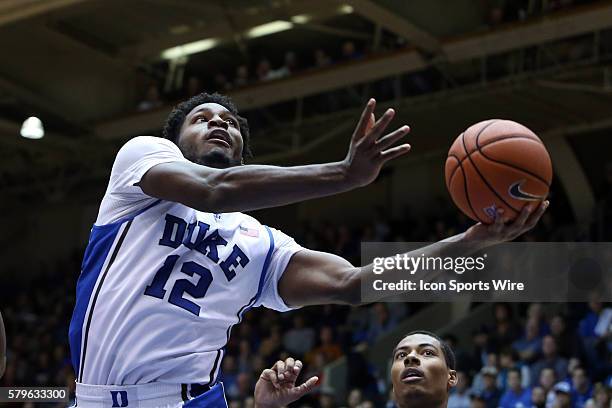 Duke's Justise Winslow. The Duke University Blue Devils hosted the Furman University Paladins at Cameron Indoor Stadium in Durham, North Carolina in...