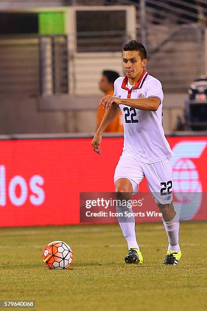 Costa Rica midfielder Jos?? Cubero during the second half of the CONCACAF Gold Cup quarterfinal game between the Mexico and the Costa Rica played at...