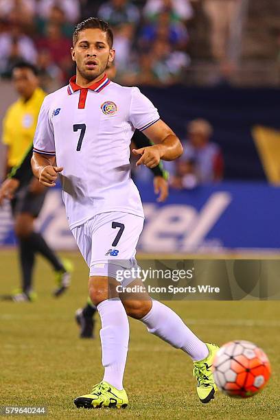 Costa Rica midfielder El????as Aguilar during the second half of the CONCACAF Gold Cup quarterfinal game between the Mexico and the Costa Rica played...