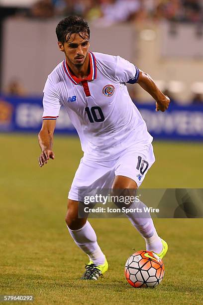 Costa Rica forward Bryan Ruiz during the second half of the CONCACAF Gold Cup quarterfinal game between the Mexico and the Costa Rica played at...