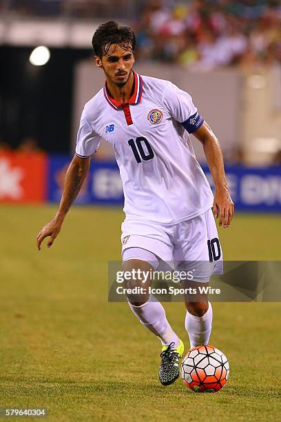 Costa Rica forward Bryan Ruiz during the second half of the CONCACAF Gold Cup quarterfinal game between the Mexico and the Costa Rica played at...