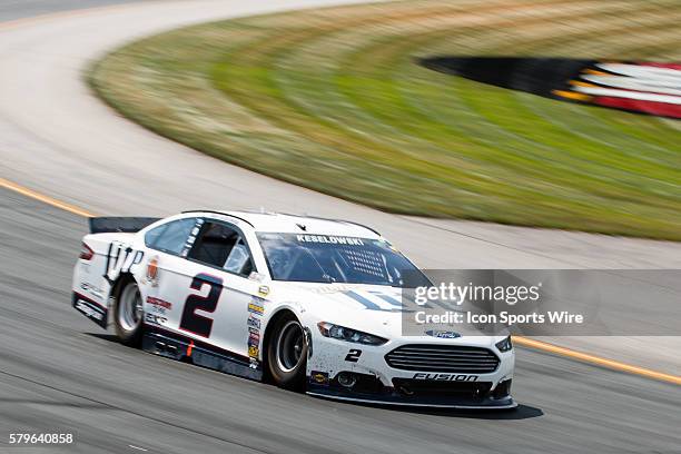 Sprint Cup driver, Brad Keselowski, driver of the Miller Lite Ford during the 5-hour ENERGY 301 at New Hampshire Motor Speedway in Loudon, NH.