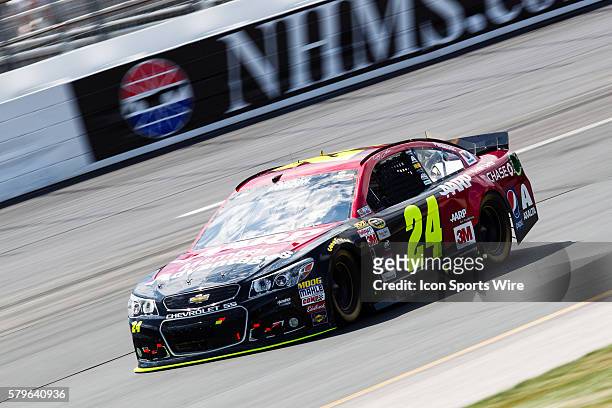 Sprint Cup driver, Jeff Gordon, driver of the AARP Member Advantages Chevy during the 5-hour ENERGY 301 at New Hampshire Motor Speedway in Loudon, NH.