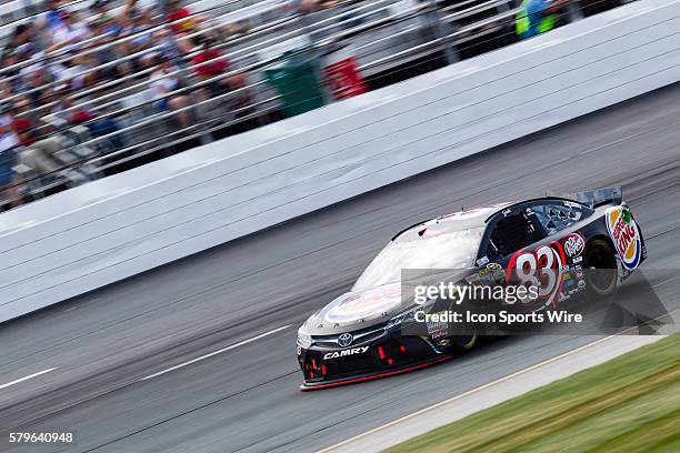 Sprint Cup driver, Matt DiBenedetto, driver of the Burger King Toyota during the 5-hour ENERGY 301 at New Hampshire Motor Speedway in Loudon, NH.