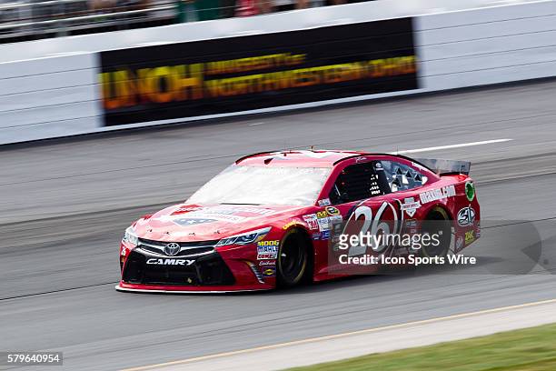 Sprint Cup driver, Jeb Burton, driver of the Maxim Fantasy Sports Toyota during the 5-hour ENERGY 301 at New Hampshire Motor Speedway in Loudon, NH.