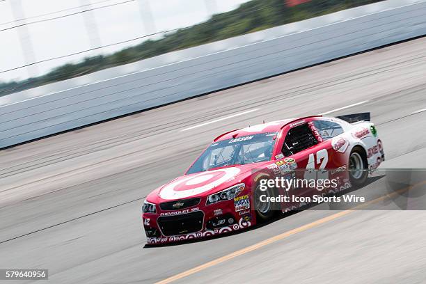 The Target Chevy driven by Kyle Larson during the 5-hour ENERGY 301 at New Hampshire Motor Speedway in Loudon, NH.