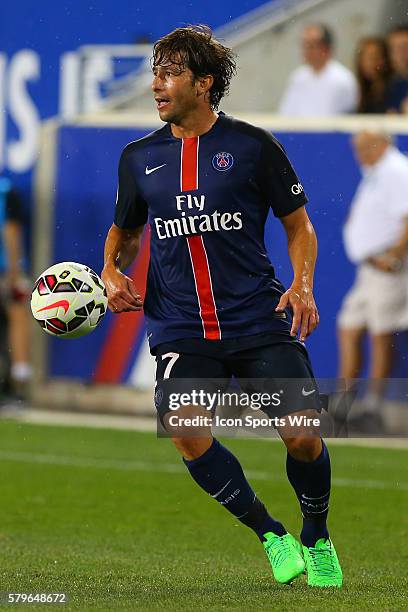 Paris St. Germain defender Maxwell during the first half of the International Champions Cup Game between the Paris St. Germain and AC Fiorentina...