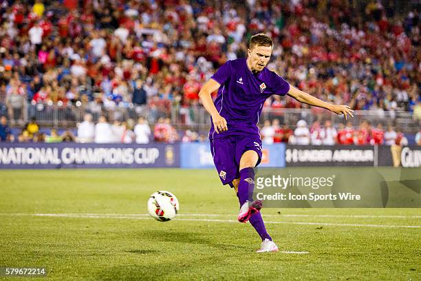 Fiorentina midfielder Josip Ilicic during the second half of the International Champions Cup featuring SL Benfica versus Fiorentina at Rentschler...