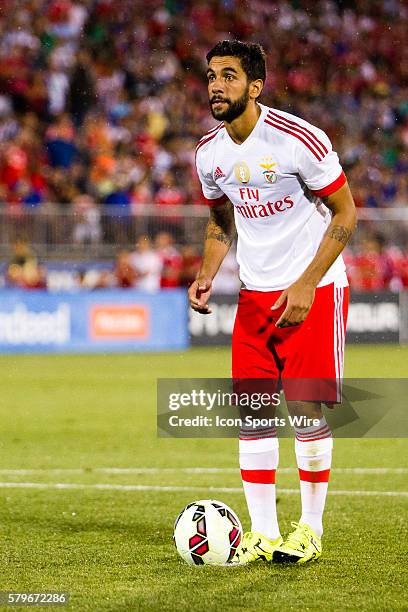 Benfica defender S??lvio during the second half of the International Champions Cup featuring SL Benfica versus Fiorentina at Rentschler Field in East...