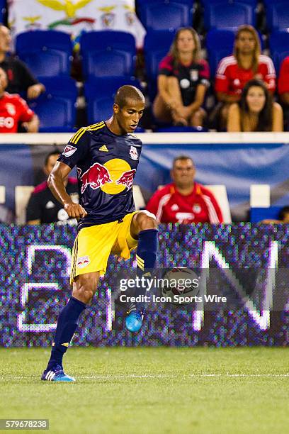 New York Red Bulls defender Roy Miller during the second half of the International Champions Cup featuring the New York Red Bulls versus SL Benfica...