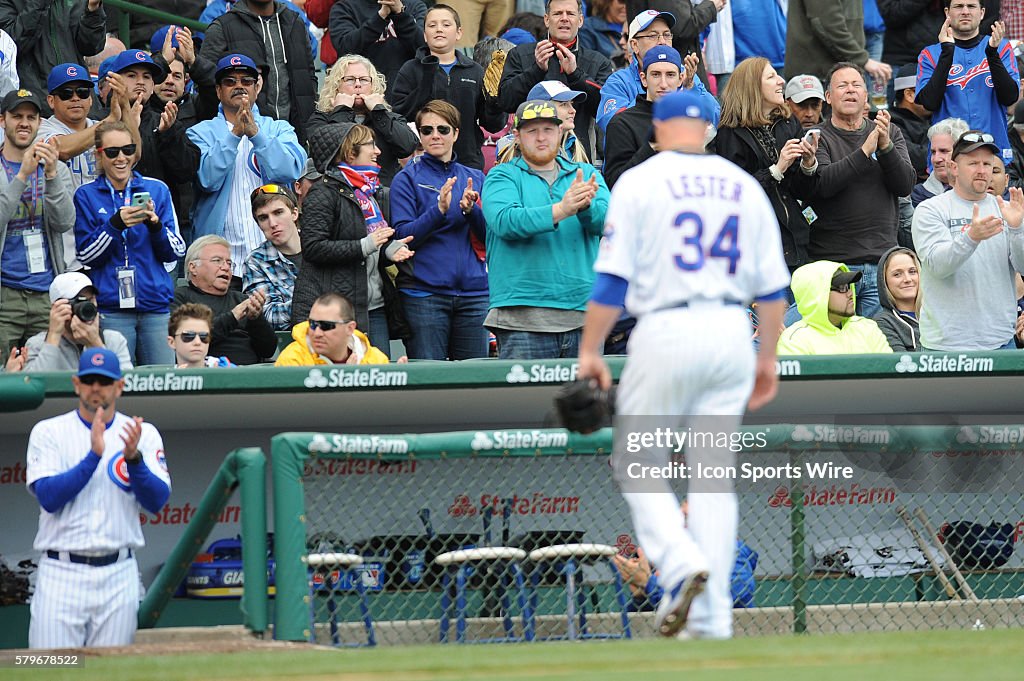 MLB: APR 19 Padres at Cubs