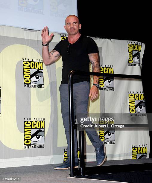 Actor Dominic Purcell attends the Fox Action Showcase: "Prison Break" And "24: Legacy" during Comic-Con International 2016 at San Diego Convention...