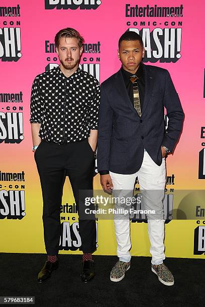 Actors Arthur Darvill and Franz Drameh attend Entertainment Weekly's Annual Comic-Con Party 2016 at Float at Hard Rock Hotel San Diego on July 23,...