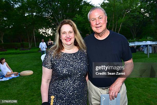 Alison Mazzola and Robert Wilson attend LongHouse Reserve 2016 Jubilee Year Summer Benefit, Serious Moonlight at LongHouse Reserve on July 23, 2016...