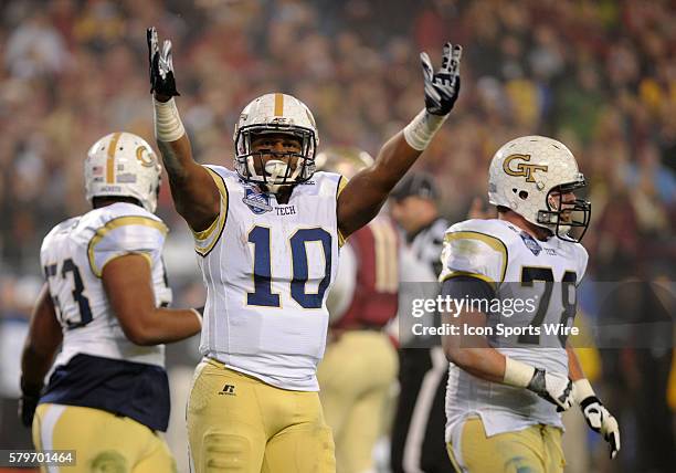 Touchdown Ga Tech Synjyn Photos and Premium High Res Pictures - Getty Images