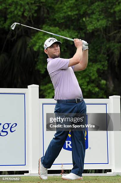 Branden Grace during the final round of the RBC Heritage Presented by Boeing golf tournament at Harbour Town Golf Links in Hilton Head Island, SC.