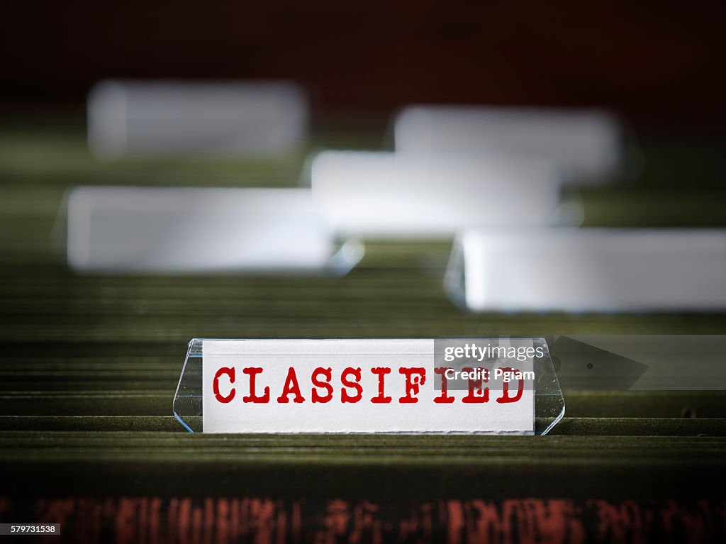 Classified File Folder High-Res Stock Photo - Getty Images