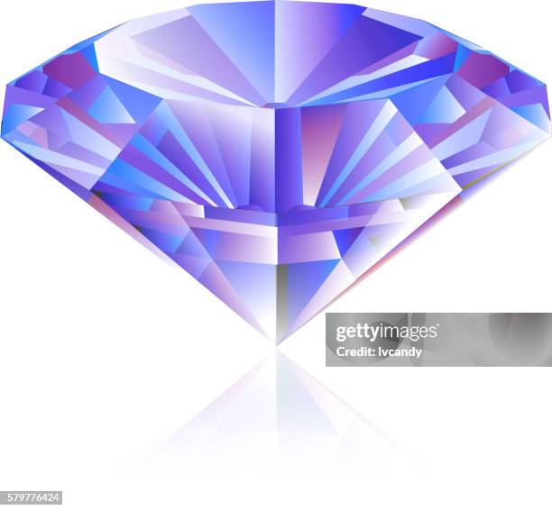 diamond  - amethyst stock-grafiken, -clipart, -cartoons und -symbole