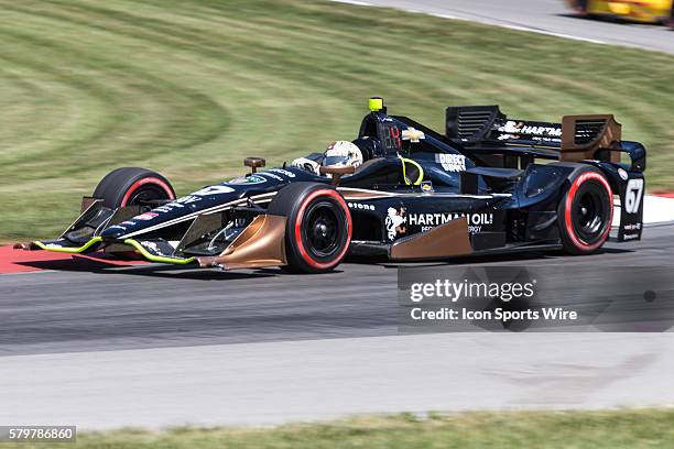 Stefano Coletti during the Honda Indy 200 at Mid-Ohio at the Mid-Ohio Sports Car Course in Lexington, OH.