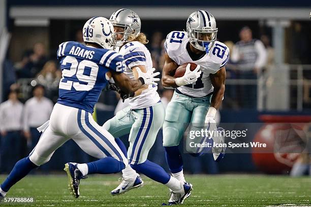 Dallas Cowboys Running Back Joseph Randle [18812] during the NFL game between the Dallas Cowboys and the Indianapolis Colts at AT&T Stadium in...