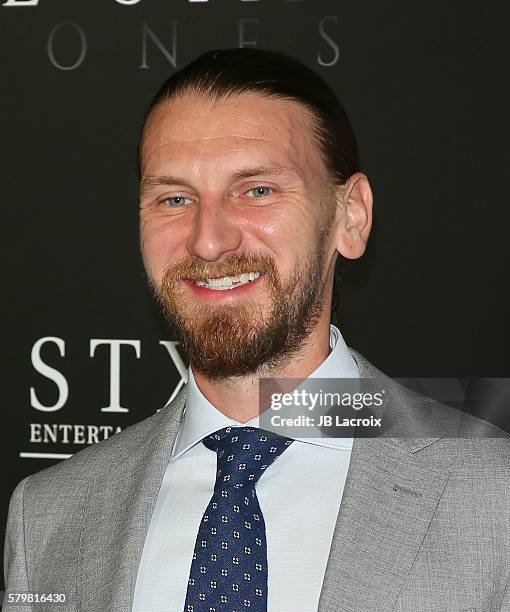 Bill Tangradi attends the premiere of STX Entertainment's 'Free State of Jones' at DGA Theater on June 21, 2016 in Los Angeles, California.