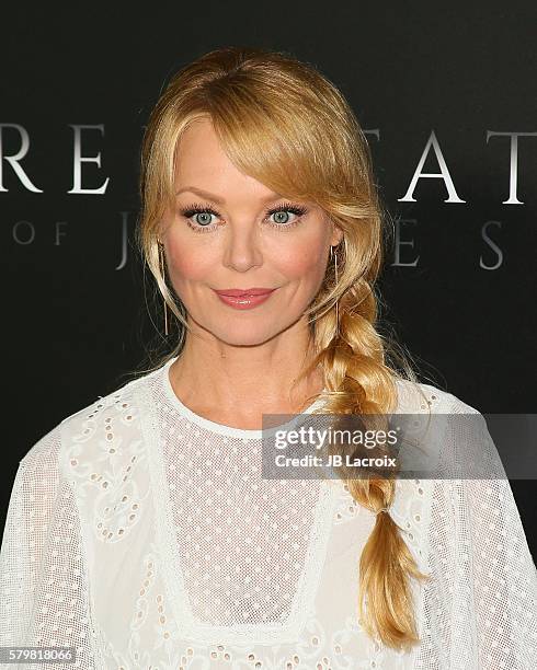 Charlotte Ross attends the premiere of STX Entertainment's 'Free State of Jones' at DGA Theater on June 21, 2016 in Los Angeles, California. *