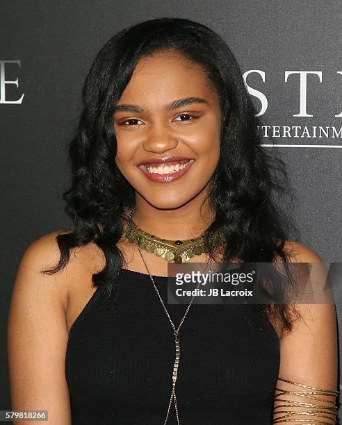 China Anne McClain attends the premiere of STX Entertainment's 'Free State of Jones' at DGA Theater on June 21, 2016 in Los Angeles, California.