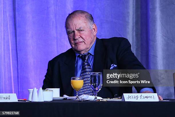 Former Green Bay Packer Jerry Kramer at the 2016 Bart Starr Award at the grand ballroom of the Hilton Union Square in San Francisco California.