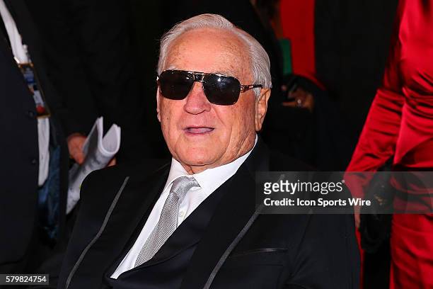 Hall of Fame Coach Don Shula arrives on the Red Carpet for the 5th Annual NFL Honors at the Bill Graham Civic Auditorium in San Francisco California.