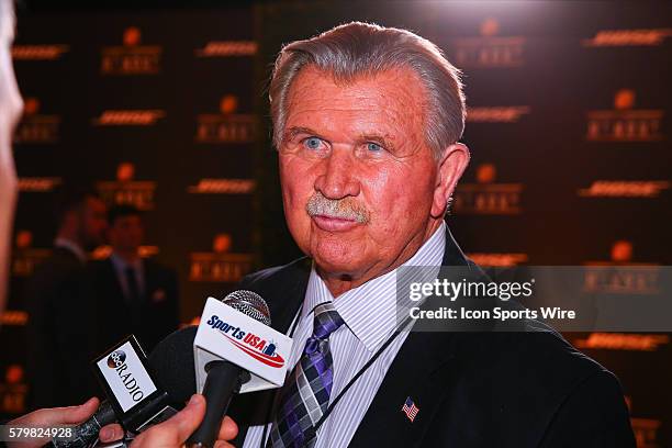 Hall of Famer Mike Ditka arrives on the Red Carpet for the 5th Annual NFL Honors at the Bill Graham Civic Auditorium in San Francisco California.