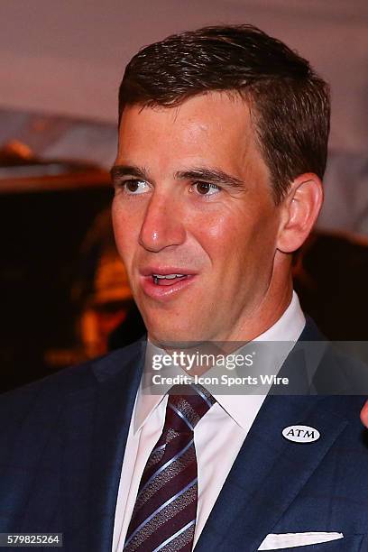 Super Bowl XLII & XLVI MVP Eli Manning on the Red Carpet for the 5th Annual NFL Honors at the Bill Graham Civic Auditorium in San Francisco...