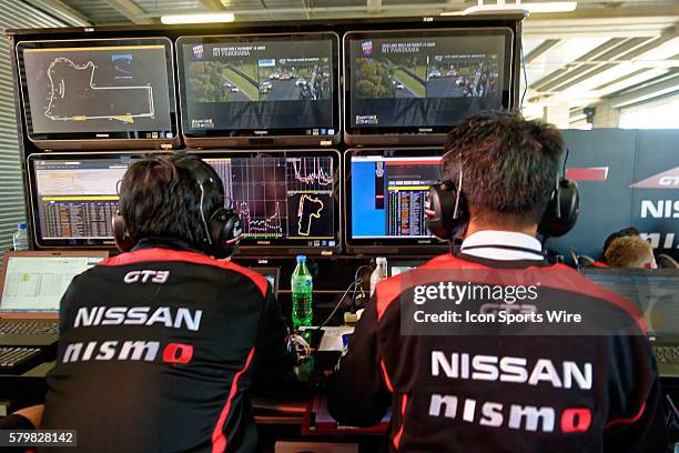 No 1 NISMO Athlete Global Program ??? Nissan GT-R NISMO GT3 team members during the Liqui-Moly Bathurst 12 Hour at the Mount Panorama Circuit in NSW,...