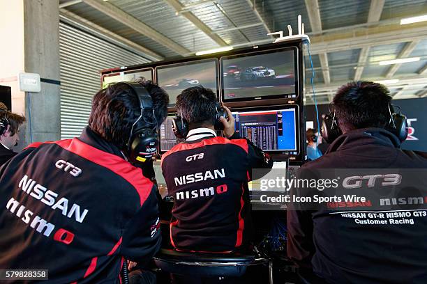 No 1 NISMO Athlete Global Program ??? Nissan GT-R NISMO GT3 driven by Rick Kelly / Katsumasa Chiyo / Florian Strauss team members during the...