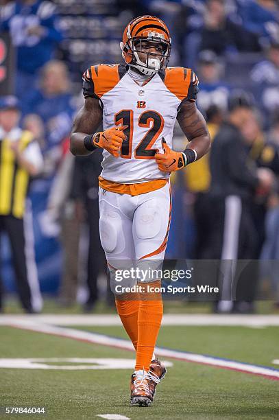 Cincinnati Bengals wide receiver Mohamed Sanu during a NFL AFC Wild Card football game between the Indianapolis Colts and Cincinnati Bengals at Lucas...